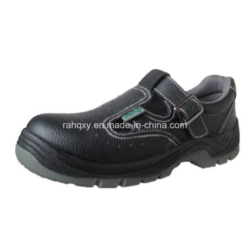 Случайные сандалии стиль Сплит тиснением кожа обувь безопасности (HQ05036)